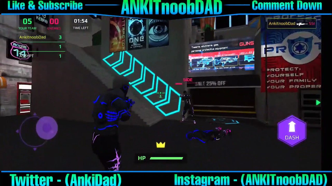 CYBERHERO TPS CYBERPUNK 2077 IOS ANDROID GAMEPLAY AMAZING GRAPHIC SHOOTING G_Full-HD