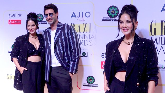 Sunny Leone And Daniel Weber Giving Couple Fashion Goals At Grazia Millenial Awards