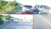 İzmir’de meydana gelen feci kaza kamerada