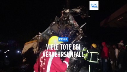 Download Video: Massenkarambolage in Kenia: Mindestens 45 Tote