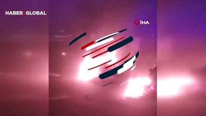 Kaza yapan otobüs alev aldı, 25 kişi feci şekilde can verdi