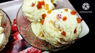 Custard Tuti-Fruti Icecream Recipe/Homemade Ice Cream Recipe
