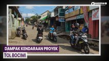 Jalan Alternatif Koramil Sukabumi Rusak Parah Dampak Kendaraan Proyek Tol Bocimi