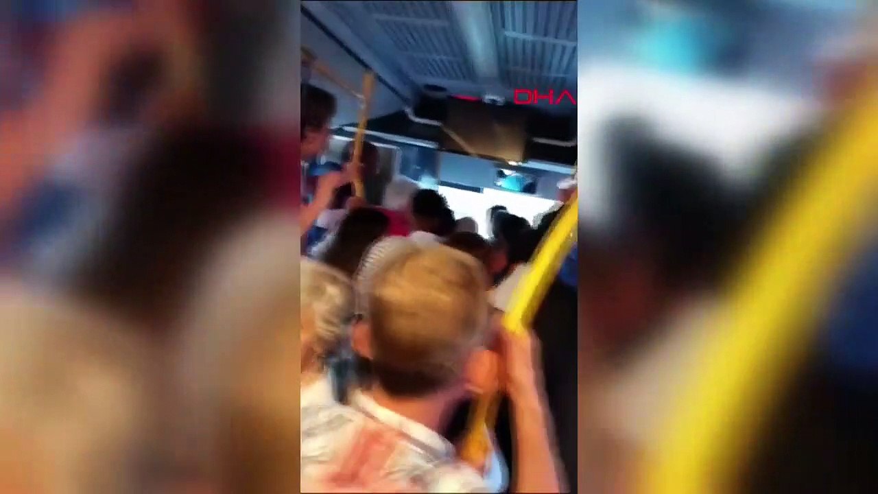 Angriff auf IETT-Bus: Türen kaputt, Fahrgäste geraten in Panik