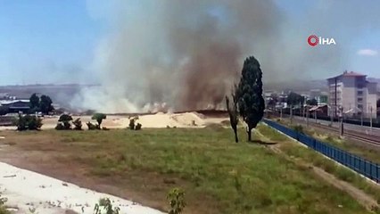 Sincan Sanayi Bölgesinde Korkutan Yangın