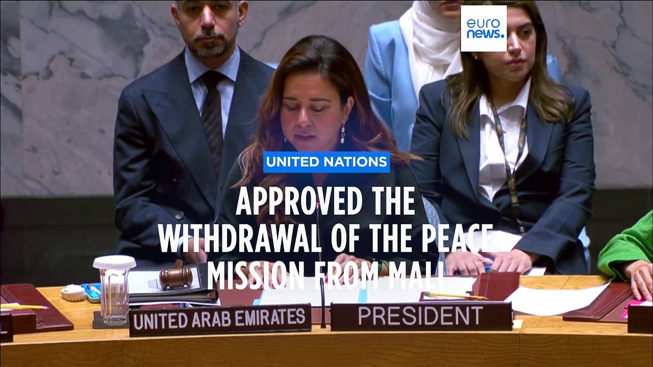 UN votes to end its peacekeeping mission in Mal...