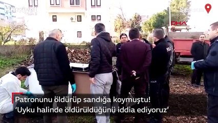 Sandıktaki patron cesedi davasında sanık avukatından 'boğuşma sırasında oldu' savunması
