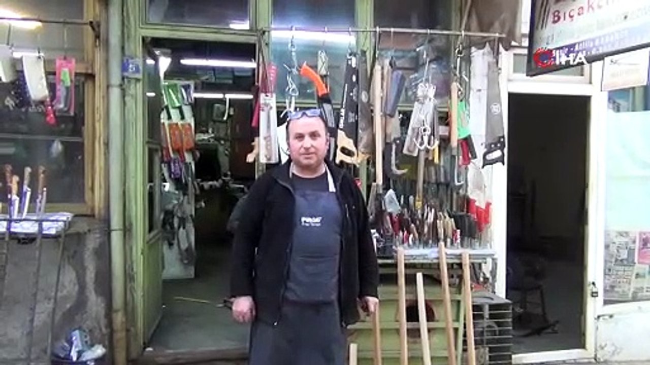 Dede mesleği bıçakçılığı 3 kuşaktır sürdürüyor