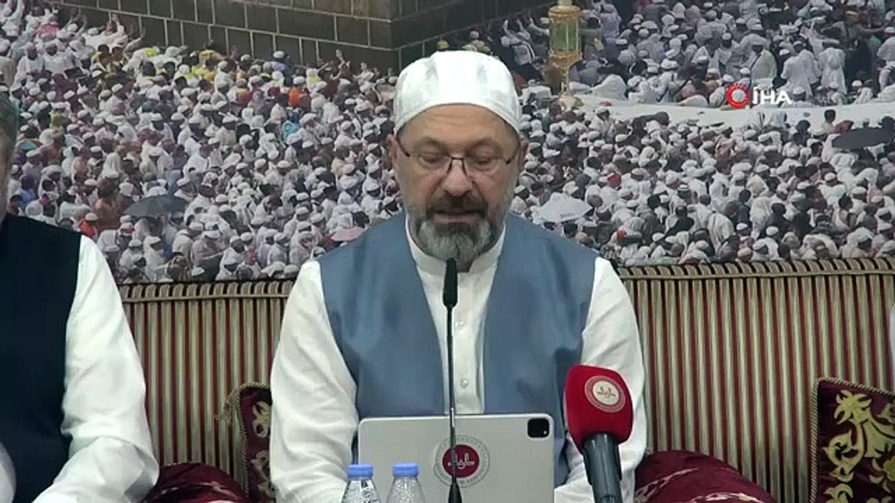 Diyanet İşleri Başkanı Erbaş: "Milletimiz bu yıl 745 bin 535 hisse kurbanını bize emanet etti""Kaba taslak düşünürsek 35 milyon insana ulaştırıyoruz,...