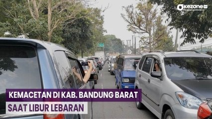 Ribuan Kendaraan di Kabupaten Bandung Barat Terjebak Macet saat Libur Lebaran