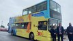 Tenby to Saundersfoot First Cymru double decker Tenby Coaster bus journey