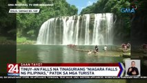Tinuy-an Falls na tinaguriang 