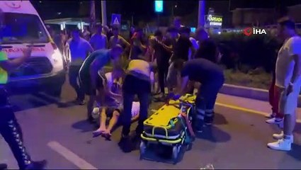 Accident de la circulation à Kusadasi： 2 blessés graves