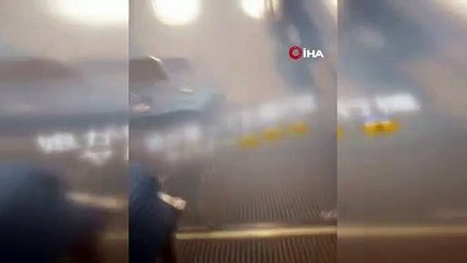 Havada panik anları!