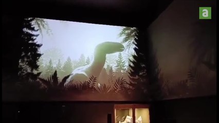 Nouvelle scénographie au musée de l'iguanodon