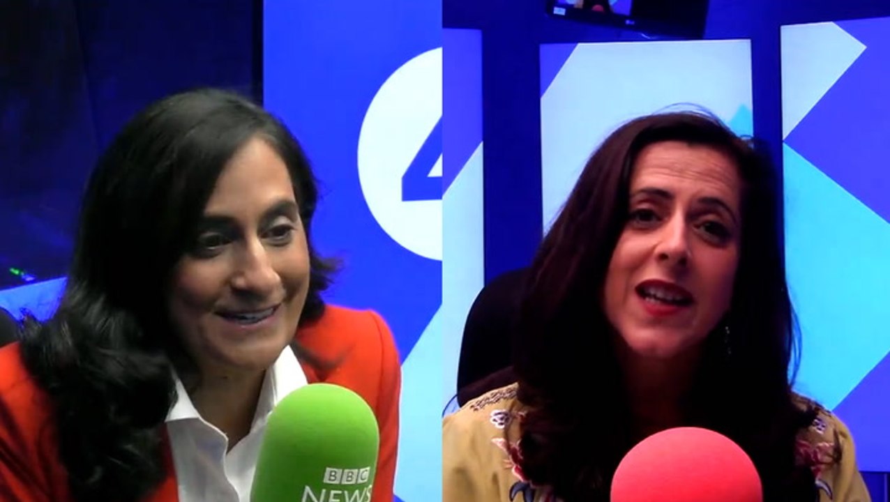 Surreal moment BBC presenter interviews Canadian minister with same name as her