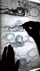 1 min timelapse Charcoal art for page 128