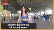Sherlyn Chopra Spotted : Mumbai एयरपोर्ट पर हुईं स्पॉट शर्लिन चोपड़ा