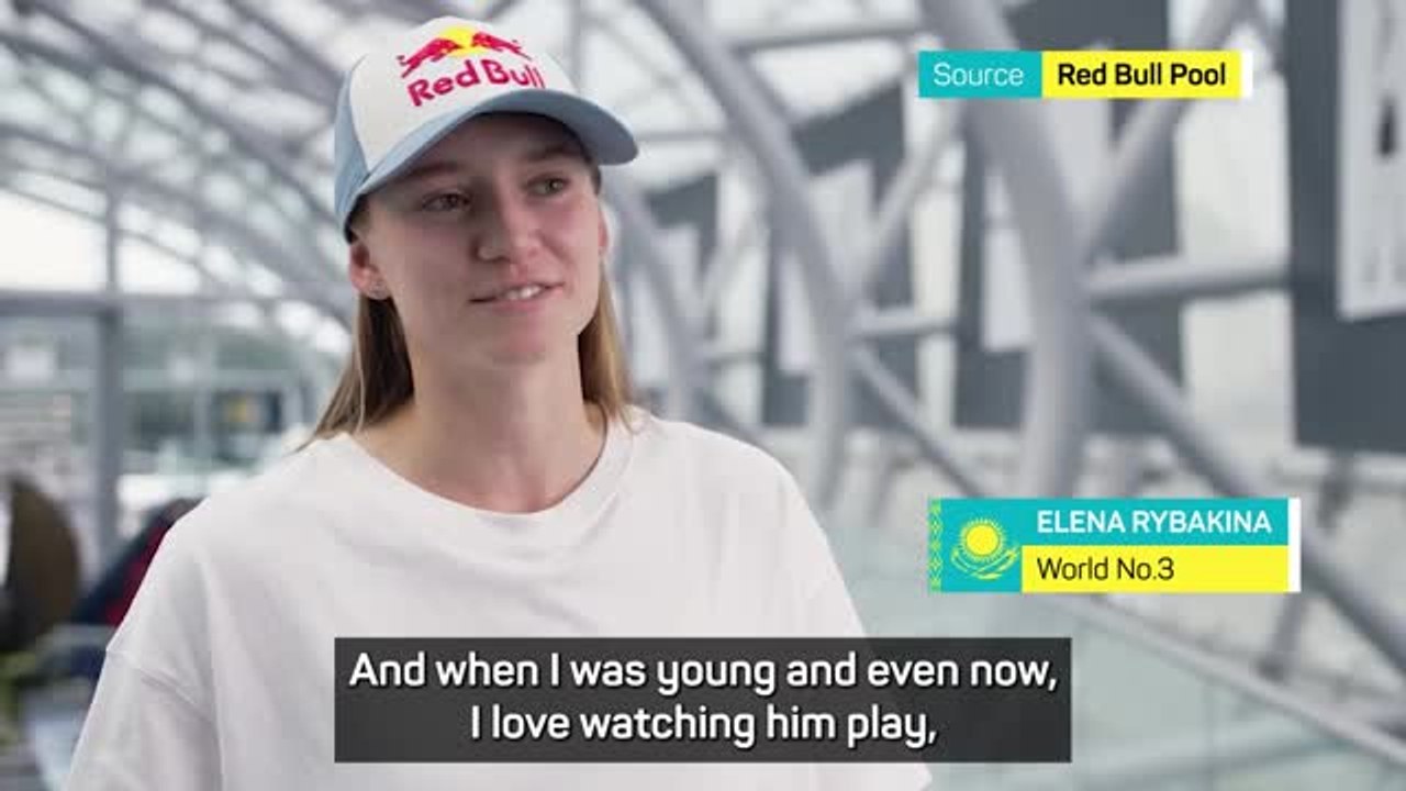 Elena Rybakina names Roger Federer as her favourite player