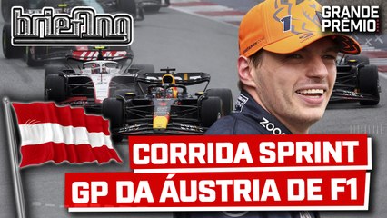 F1 2023 na Áustria: Verstappen SOBRA na chuva da corrida Sprint | Briefing