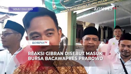 Reaksi Gibran Namanya Disebut Masuk Bursa Cawapres Prabowo