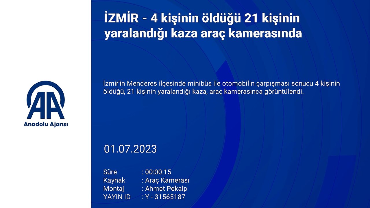 İzmir'de Makas Atmak İsteyen Sürücü 5 Kişiyi Öldürdü, 20 Kişiyi Yaraladı!