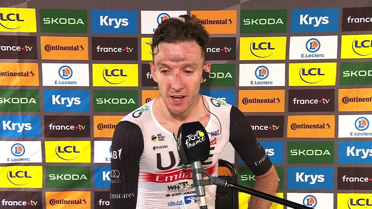 Tour de France - Adam Yates : "Tadej Pogacar m'a dit d'y aller et voilà je gagne l'étape et je suis en jaune"