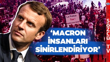 'Macron İnsanları Sinirlendiriyor' Fransa’daki İsyanda Tansiyon Gittikçe Yükseliyor