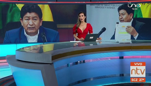 Ministro de Obras Públicas, Edgar Montaño ataca a Evo Morales