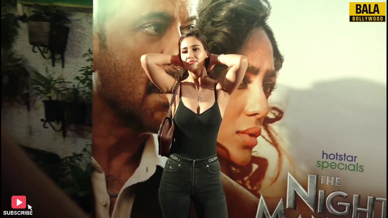 Disha Patani Looks Mesmerizing In Black Deep Neck Outfit at The Night Manager 2 Screening