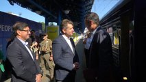 Pedro Sánchez llega a Kiev con motivo del inicio de la Presidencia española del Consejo de la UE