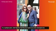 PHOTOS Julia Vignali et Kad Merad complices et amoureux pour un mariage : sortie entourés d'autres VIP
