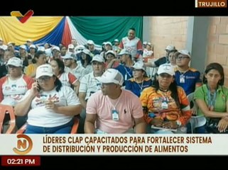 Líderes Clap de Trujillo son capacitados para fortalecer la producción y distribución de alimentos