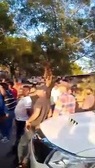 Aficionados de Dulce Nombre de Culmí, Olancho, festejan gol