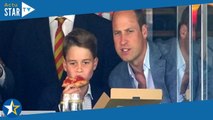 Prince George et William complices : au stade, père et fils partagent une tranche de pizza