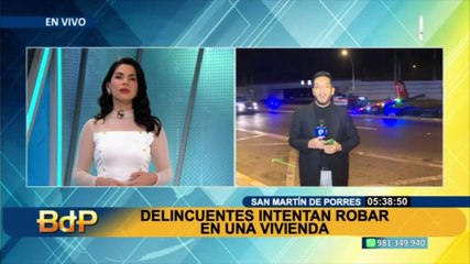 Delincuentes intentan robar una vivienda en SMP