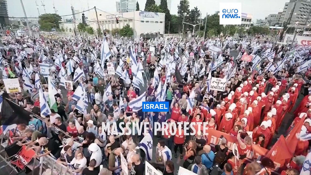 'Bibi Ciao': Zehntausende demonstrieren in Israel gegen Justizreform