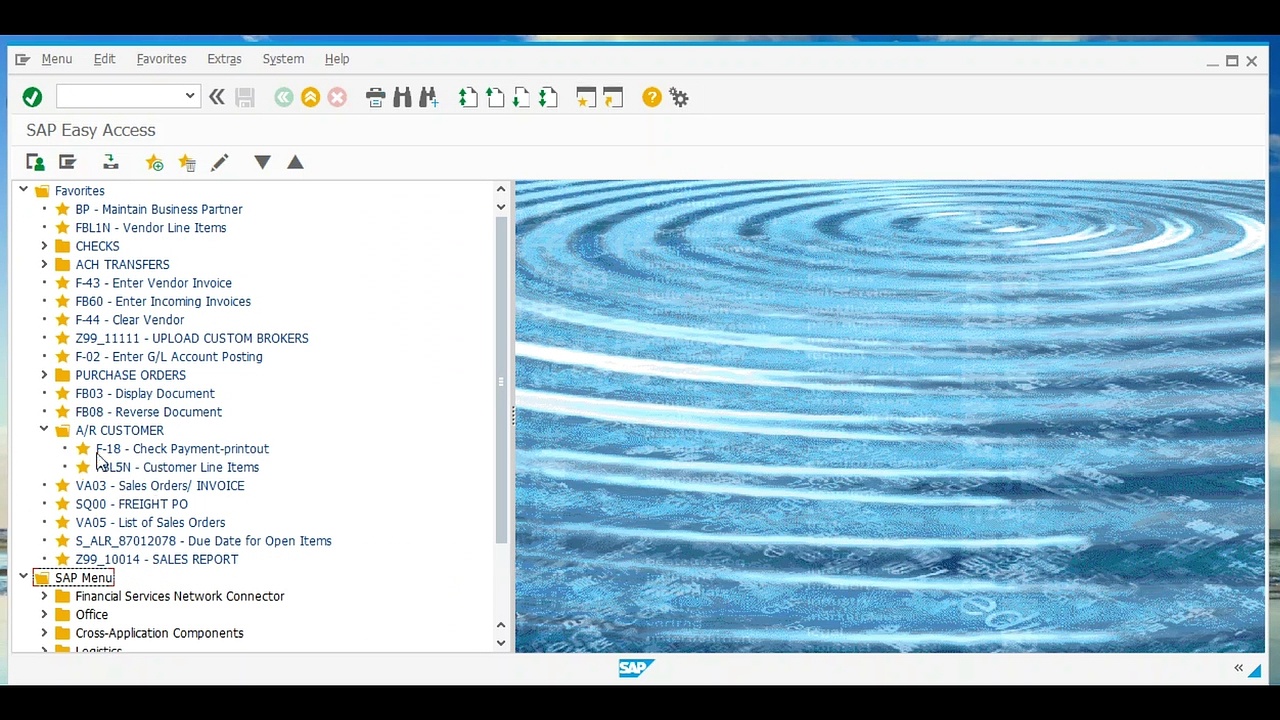 FI ARs Check payment - Printout