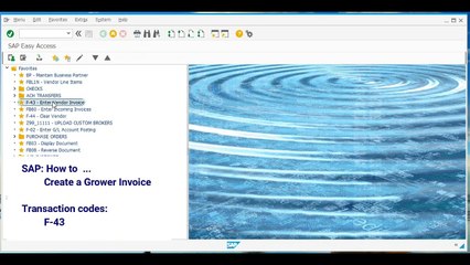 FI Create a Grower Invoice