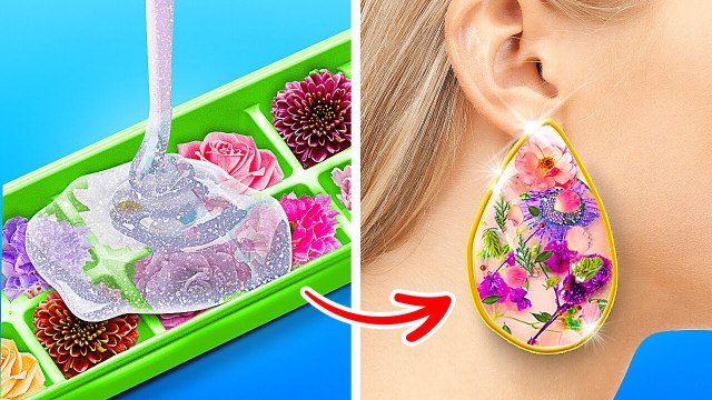 Colorful Diy Ideas From Epoxy Resin. Incredible Crafts And Jewelry