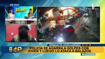 ¡Exclusivo! Liberan a policía que agredió y disparó contra joven en Ayacucho