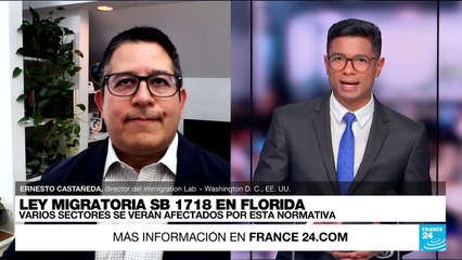 Ernesto Castañeda: "Ley de migración de DeSantis tendrá efecto negativo en la economía"