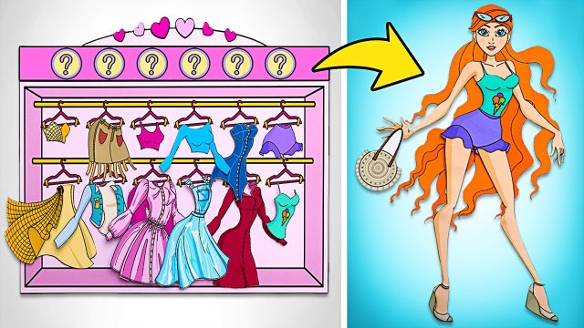 Tourne La Roue De La Fortune ! Le Relooking De Fabuleuses Princesses En Papier !