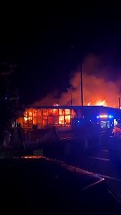 Lidl Wattrelos complètement détruit..