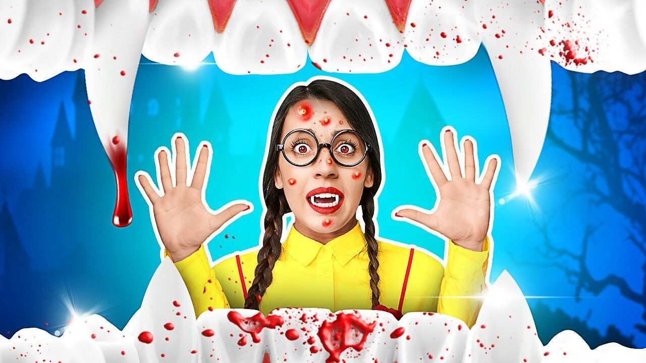 Comment Devenir Un Vampire ! Intello Pauvre Vs Populaire Riche - Se Relooker En Un Beau Vampire