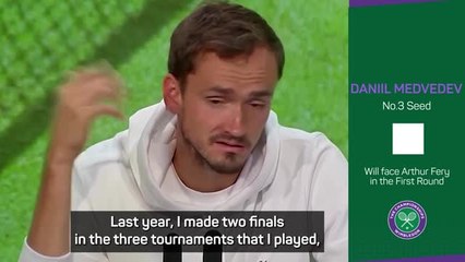 Medvedev wants to change his poor Wimbledon record