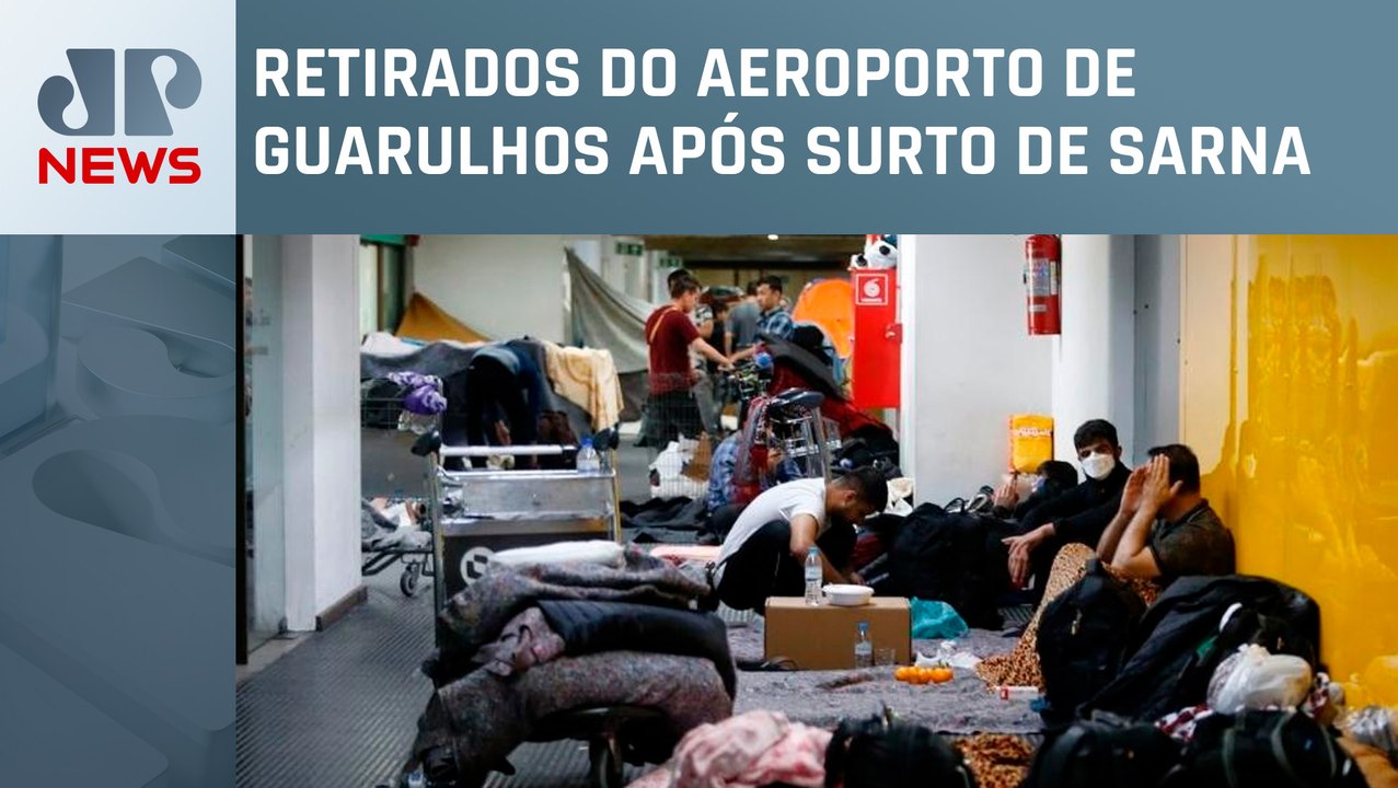 Refugiados afegãos passam a primeira noite no Litoral de São Paulo