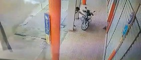 Cae sujeto que fue filmado cuando se robaba una moto en Yapacaní