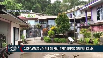 Tiga Kecamatan di Pulau Siau Terdampak Abu Vulkanik Gunung Karangetang, Warga Kesulitan Air Bersih