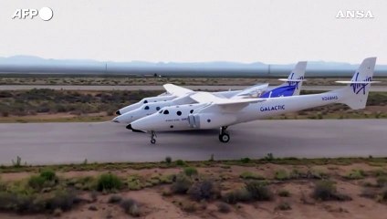 Lanciata la navetta Virgin Galactic, con quattro italiani a bordo